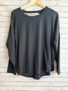 all in motion Black Long Sleeve Crew Top